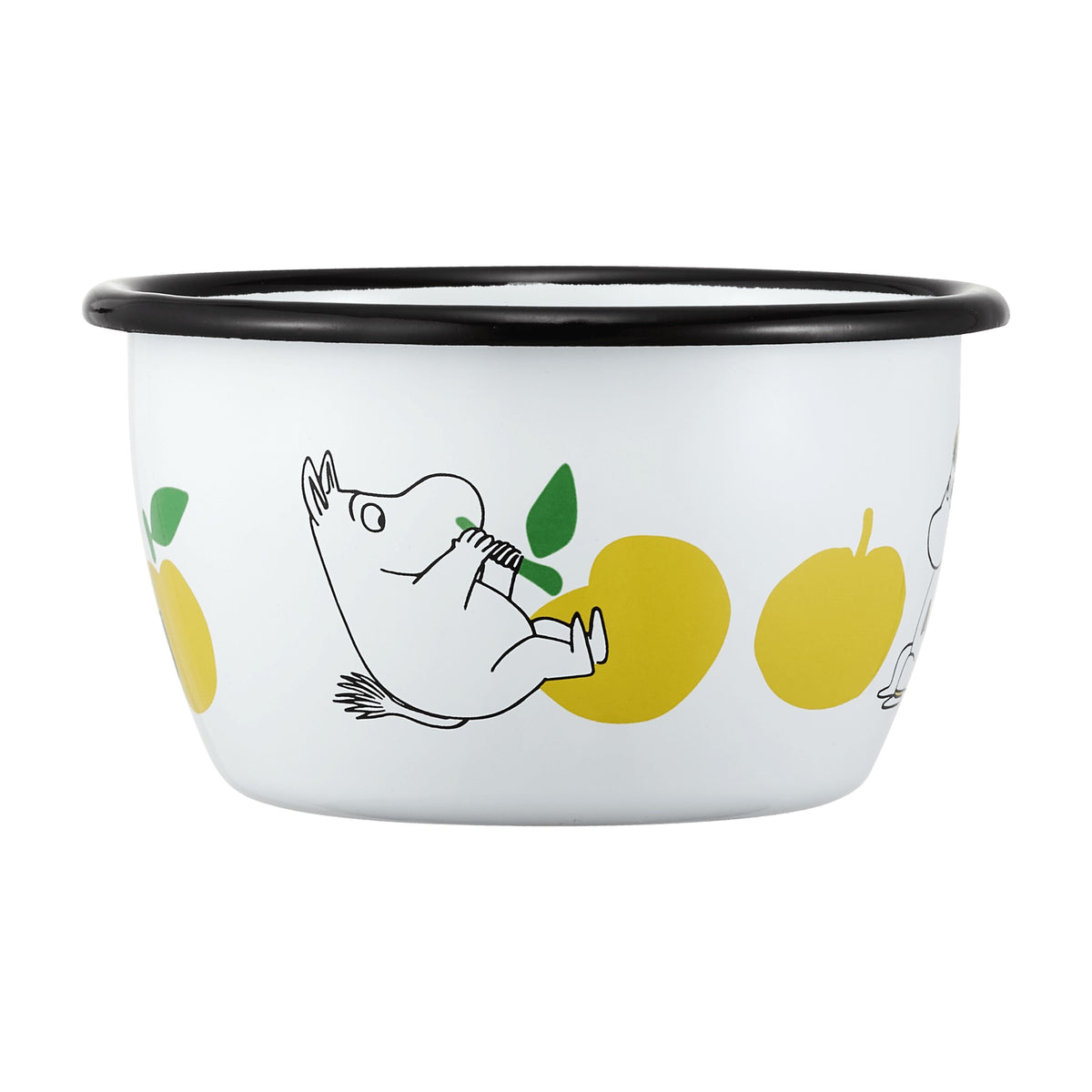 Moomin emaljeskål Joyful Apples 3dl.