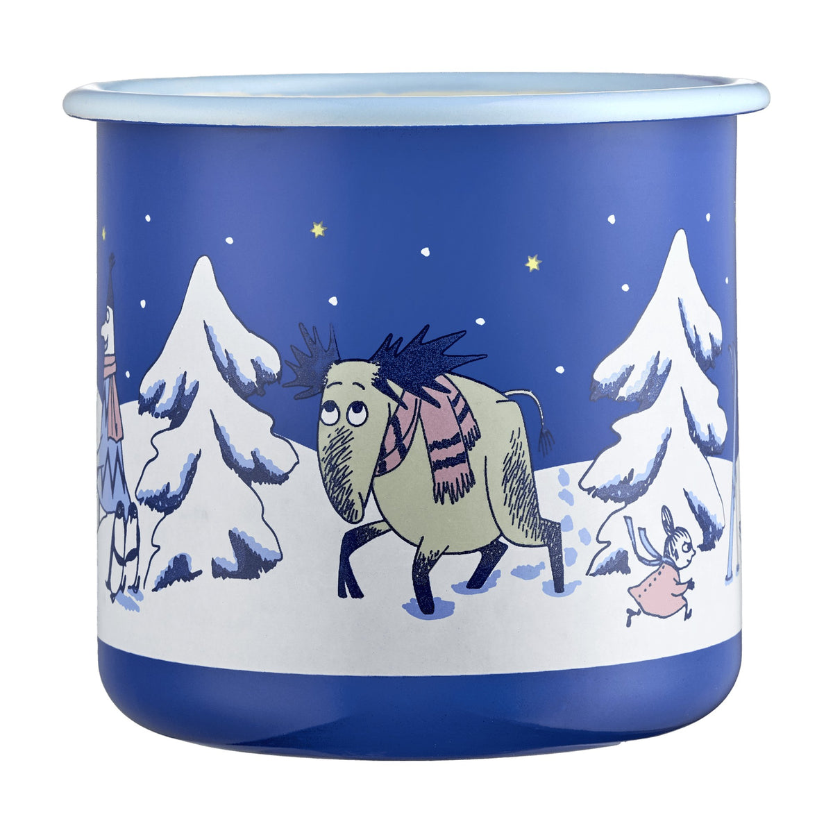 Moomin emaljekrus Stjerneklar Nat 8dl.
