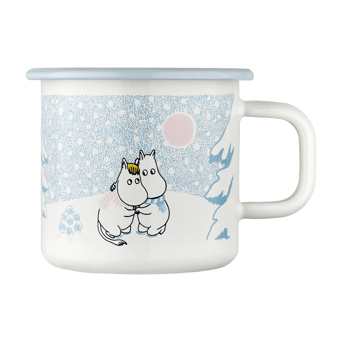 Mumitroldene emaljekrus Let it Snow 3,7dl - Dsignhouse