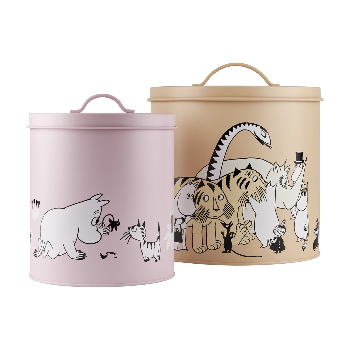 Moomin tindåse - sæt af 2, pink/beige - Dsignhouse