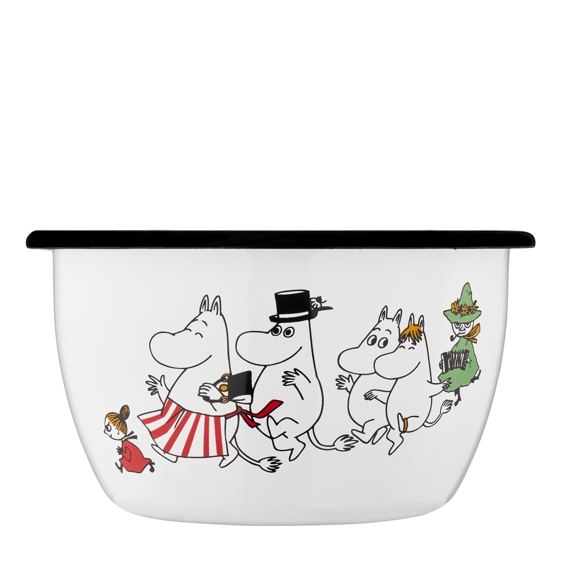 Mumitroldene emaljeskål 6 dl - Moominvalley