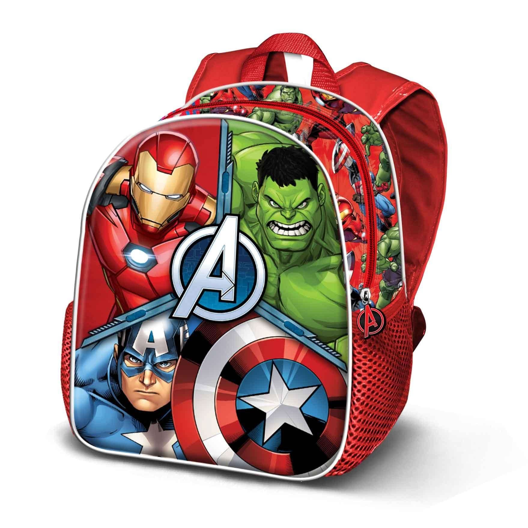 AVENGERS Basic Backpack Massive with Avengers logo, spacious and durable design for school and daily use