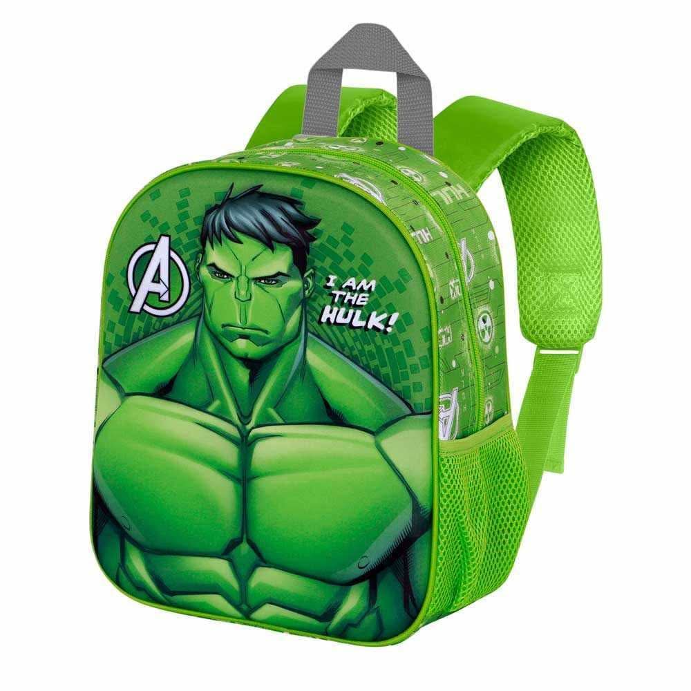 HULK Elite 3D rygsæk med ikonisk Hulk design og rummeligt hovedrum