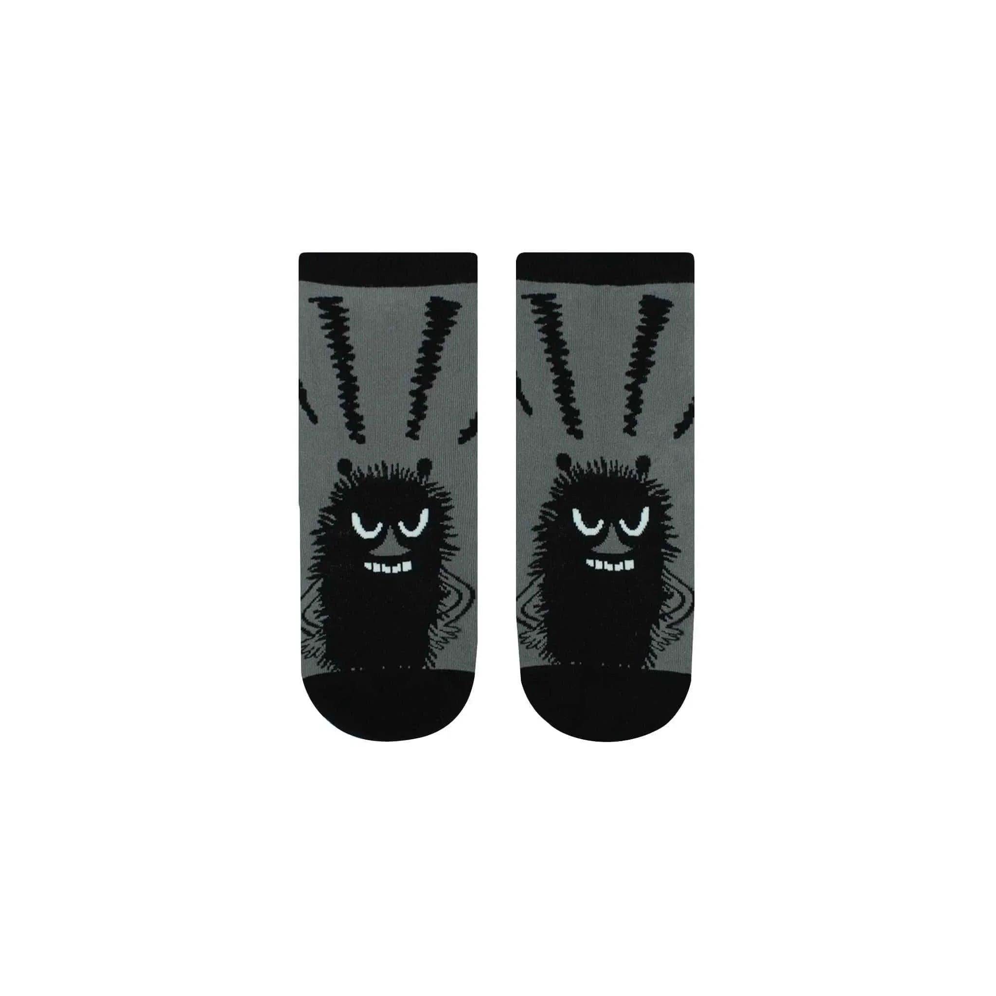 Moomin Stinky børnesokker L med farverigt design og blød bomuld til varme børnefødder