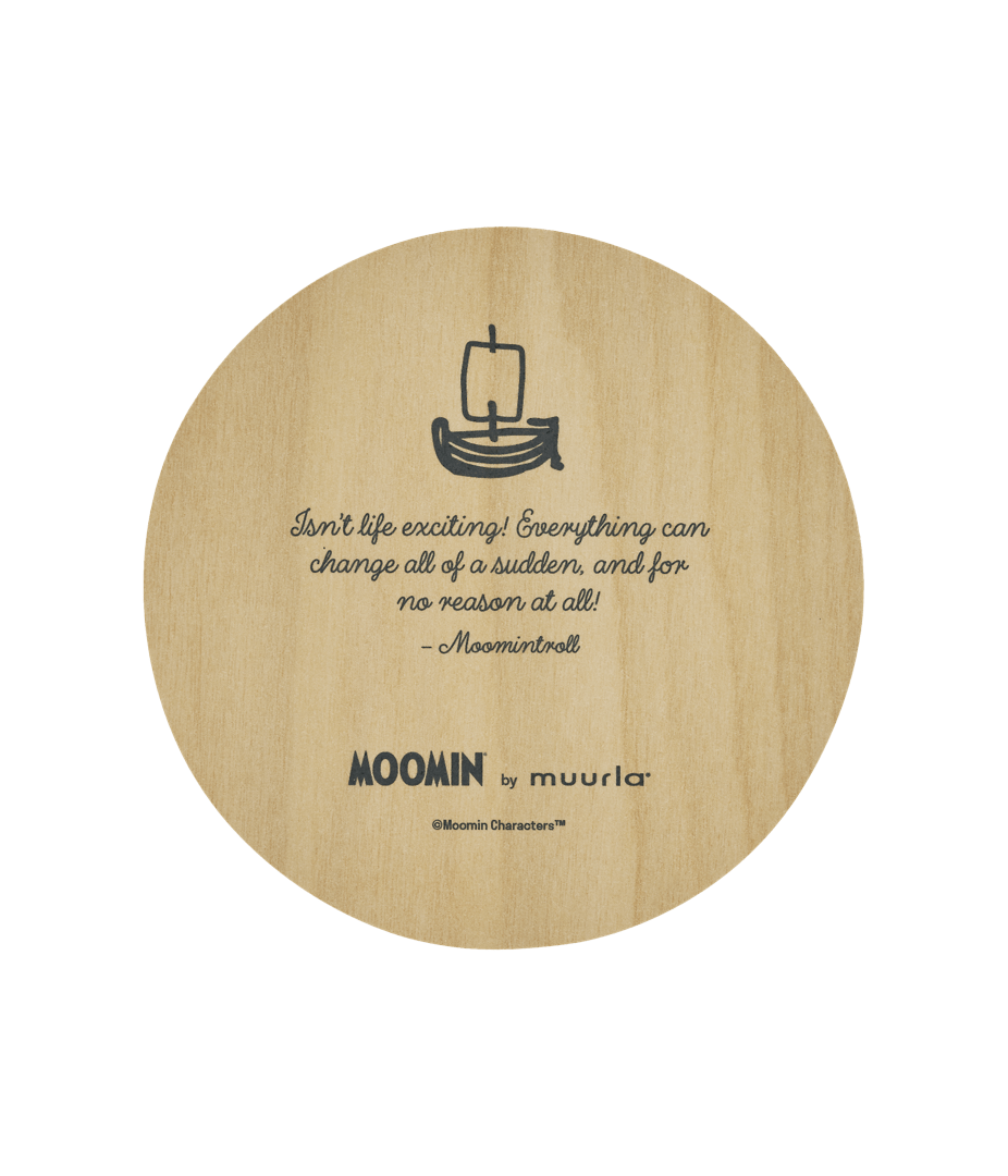 Moomin coaster 10 cm - Mumitrolden.