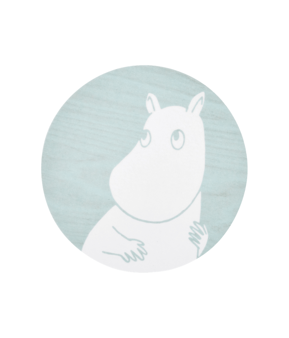 Moomin coaster 10 cm - Mumitrolden.