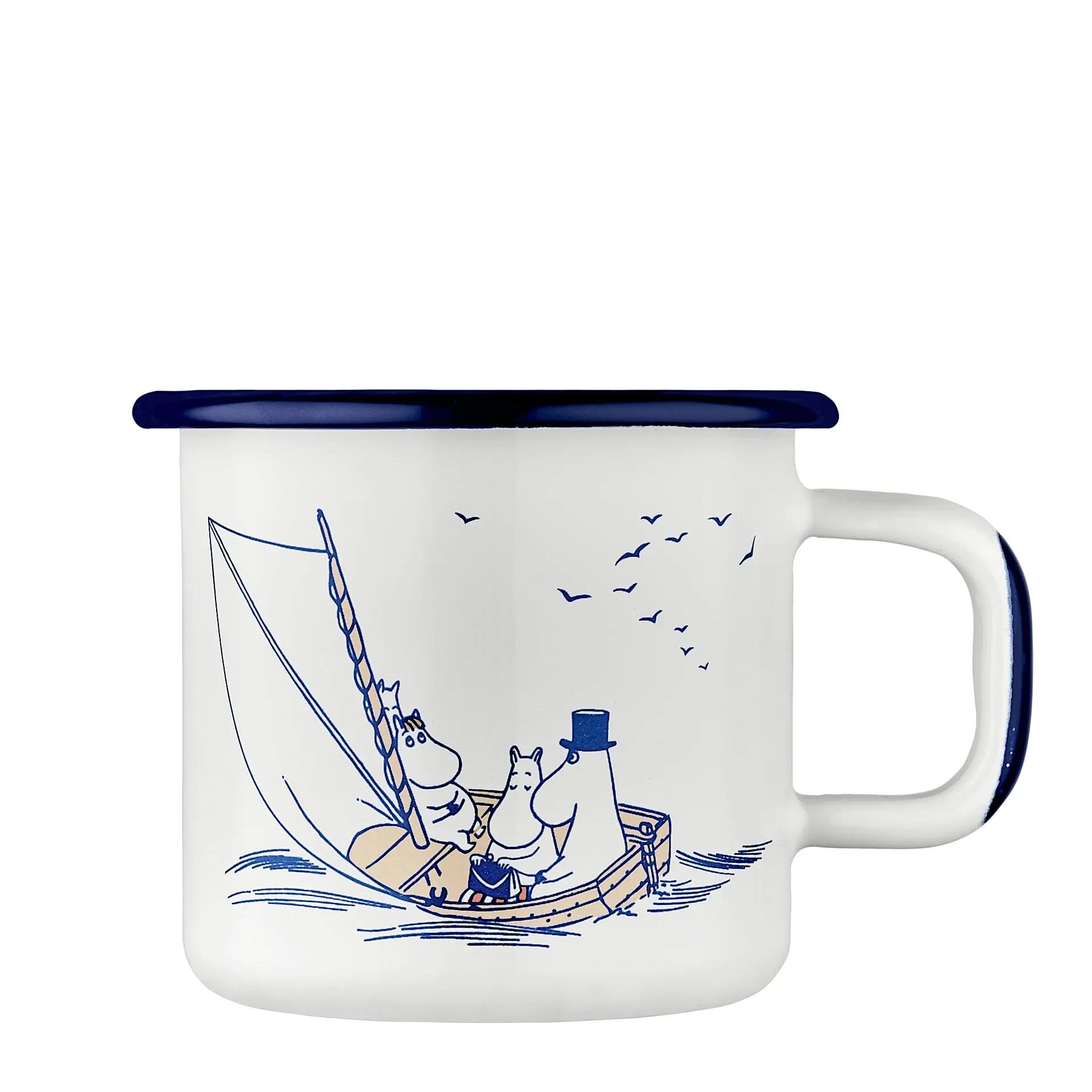 Mumitroldene emaljekrus 3,7 dl - Sailors - Dsignhouse