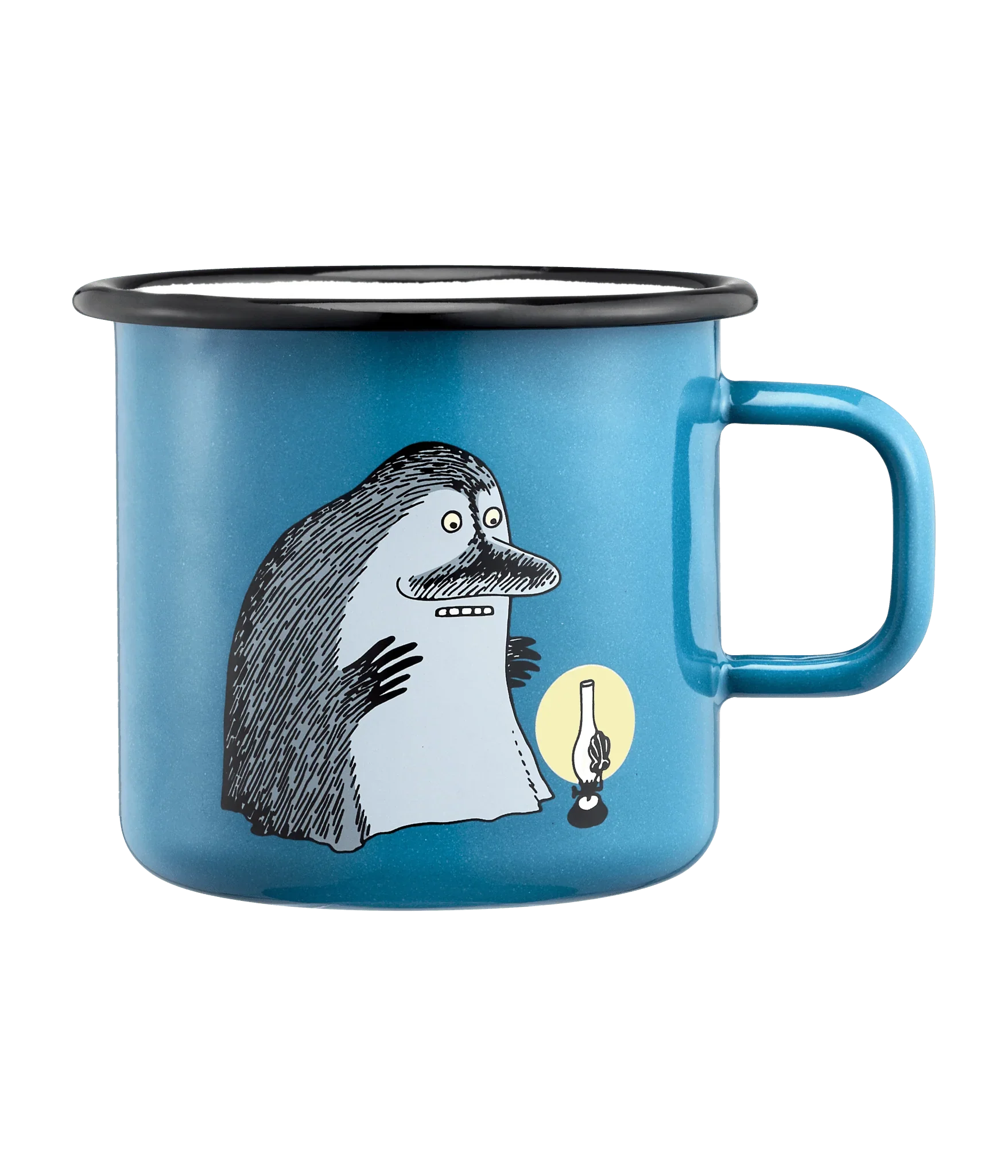 Moomin emaljekrus 5,5 dl - Groke.