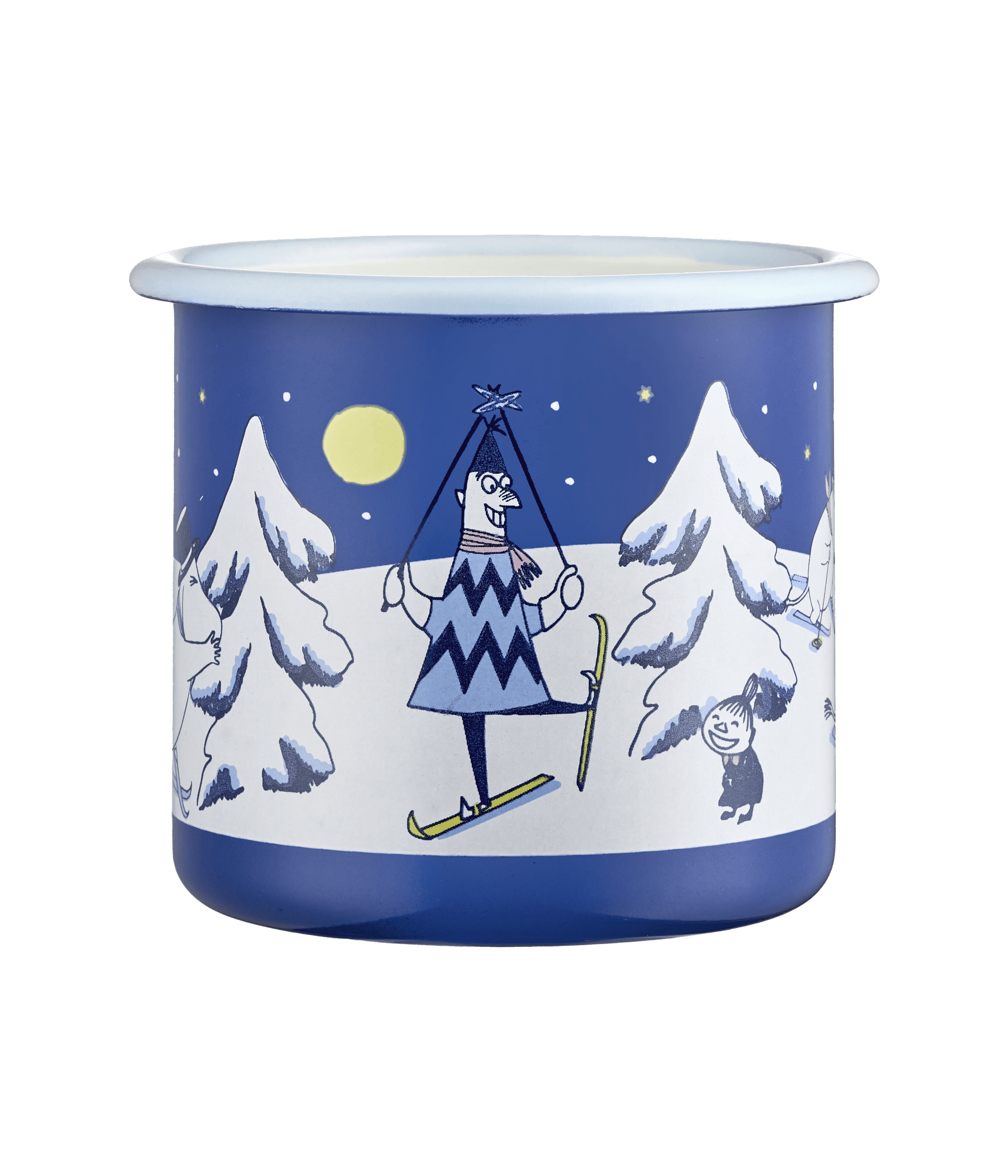 Moomin emaljekrus Stjerneklar Nat 3,7dl.