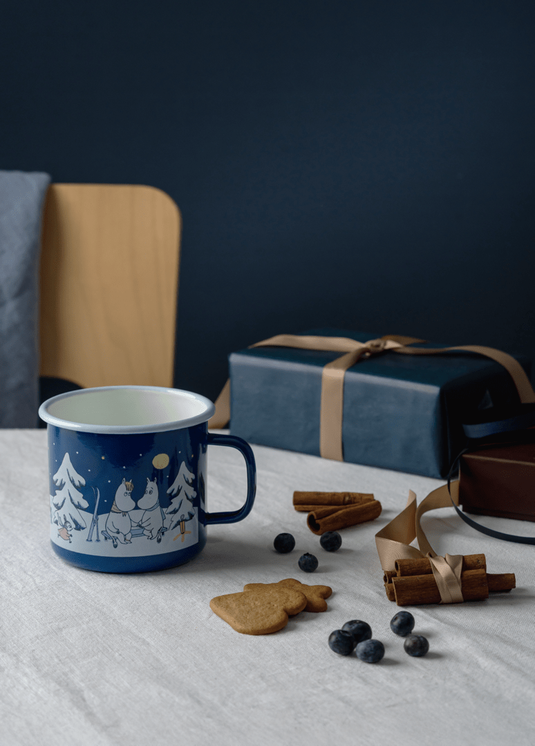 Moomin emaljekrus Stjerneklar Nat 8dl.
