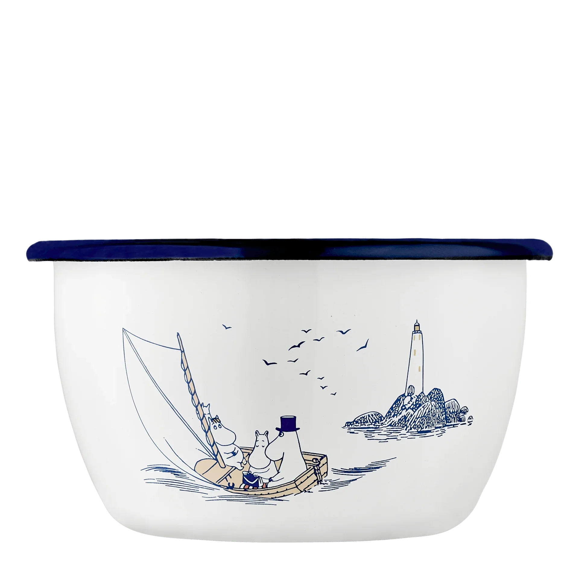 Moomin emaljeskål 6 dl - Sailors.