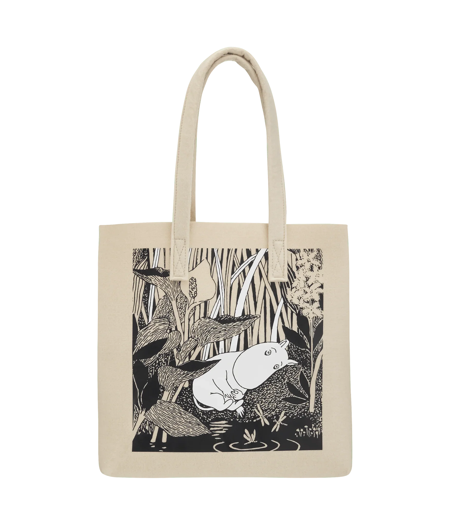Moomin indkøbstaske - 40 x 40 cm.