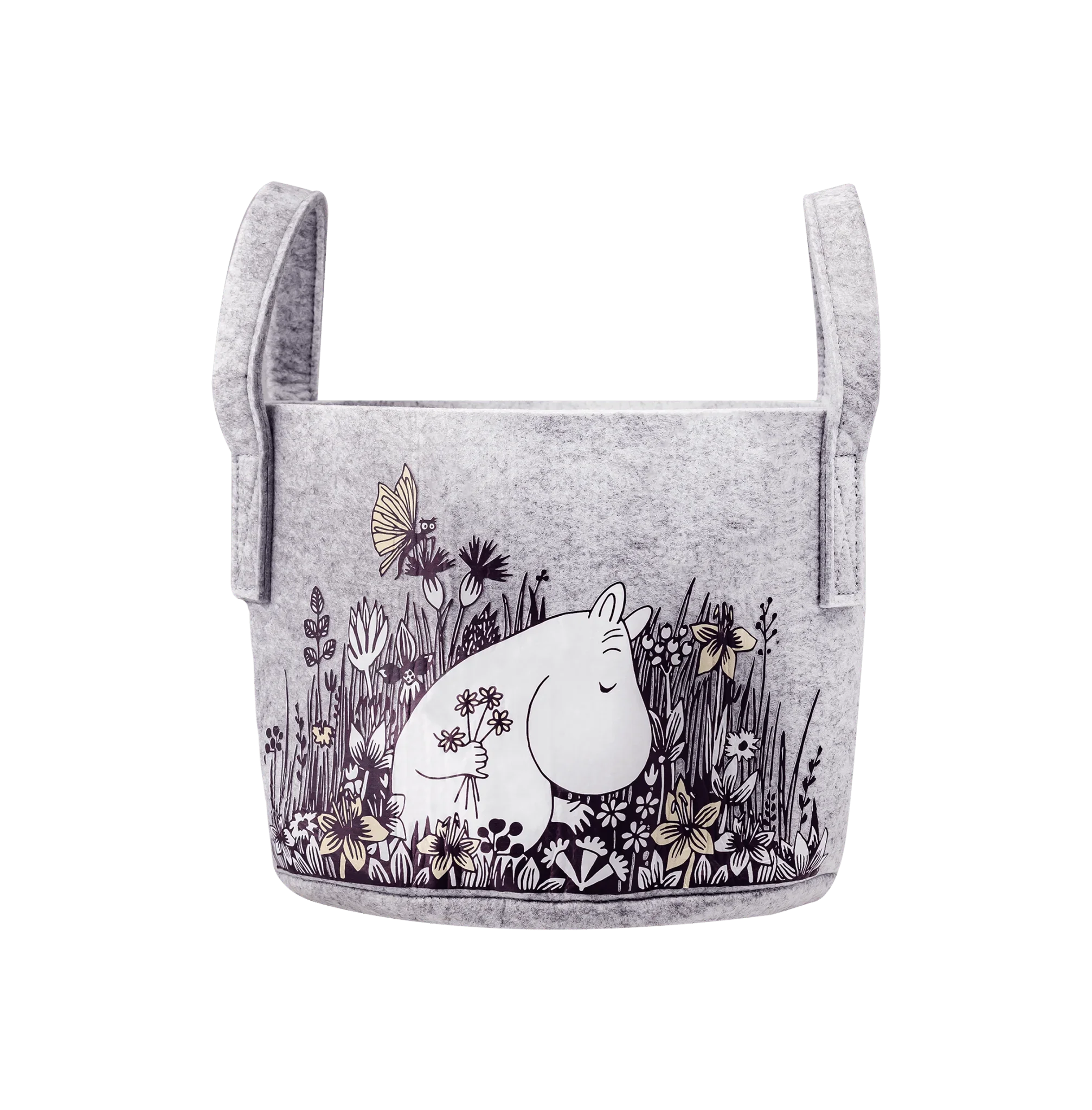 Moomin opbevaringskurv - 17L Flower Field.