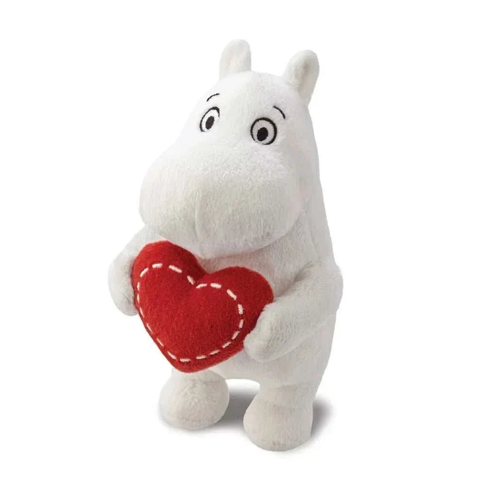 Moomin plysdyr med hjerte S (AW).