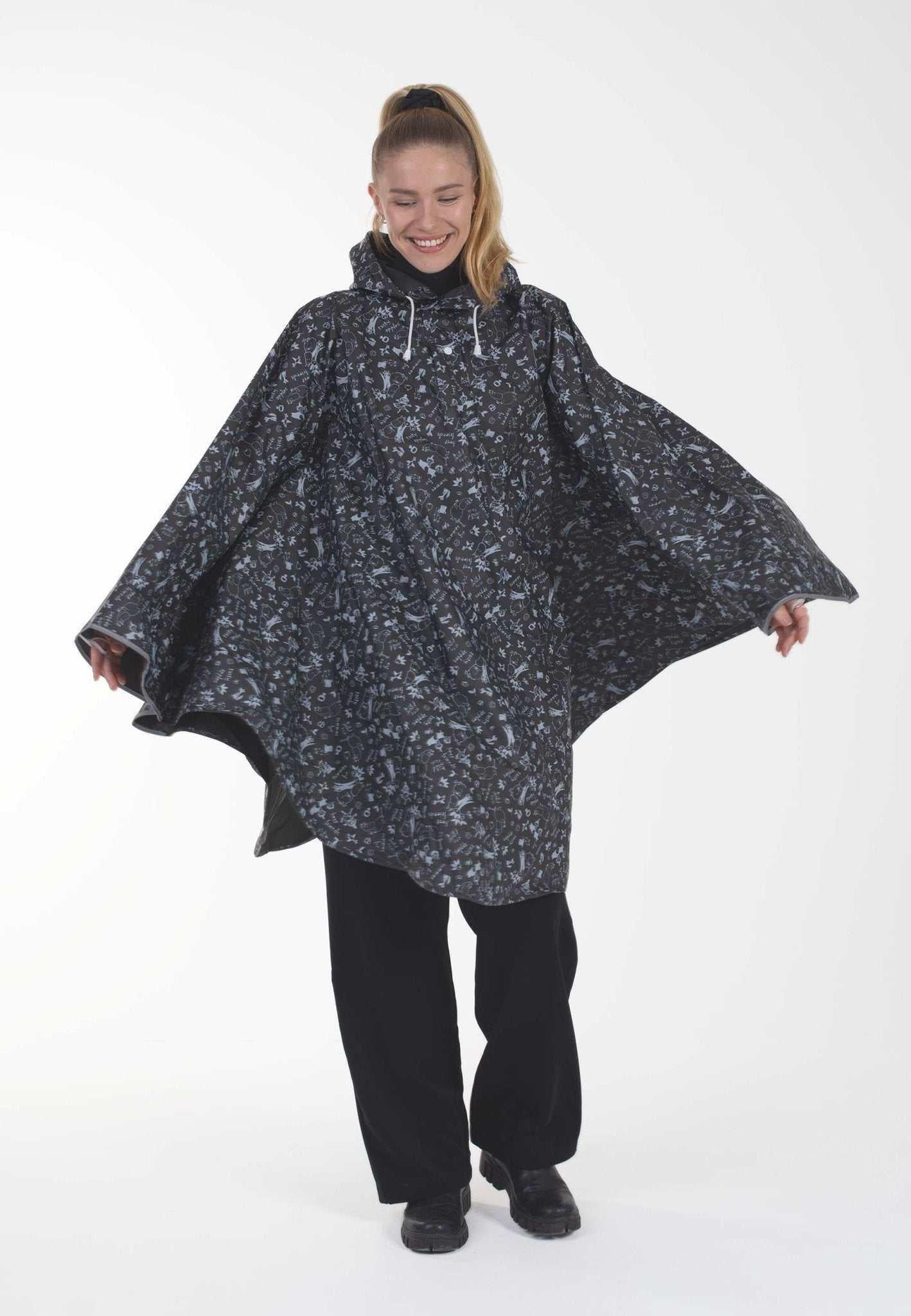 Mumitroldene regnslag Sort M - Dsignhouse