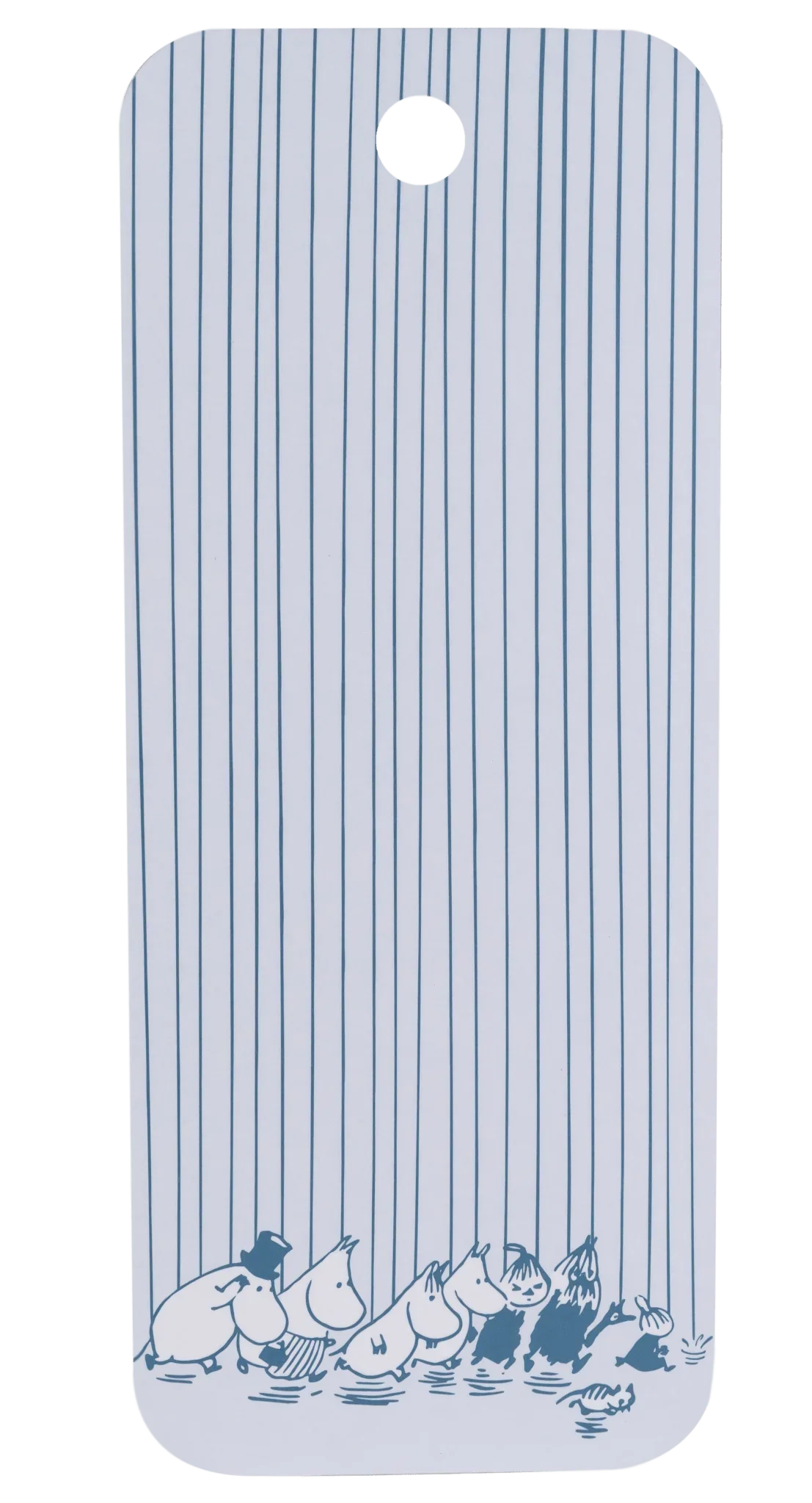 Mumitroldene skære- & serveringsbræt 18 x 44 cm - Hattifatternes Ø - Dsignhouse
