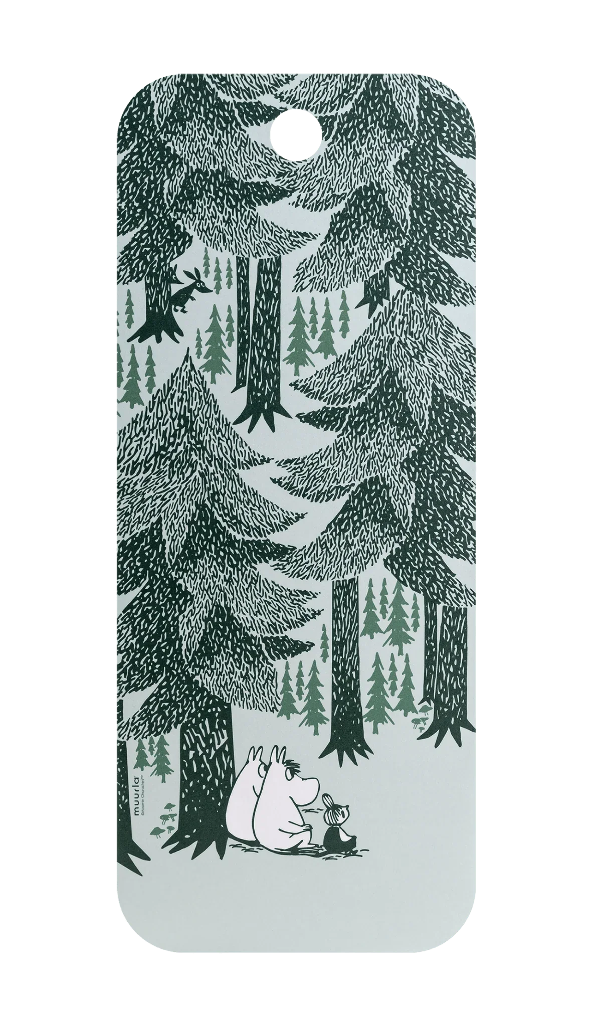 Mumitroldene skære- & serveringsbræt 18 x 44 cm - I skovens dyb - Dsignhouse