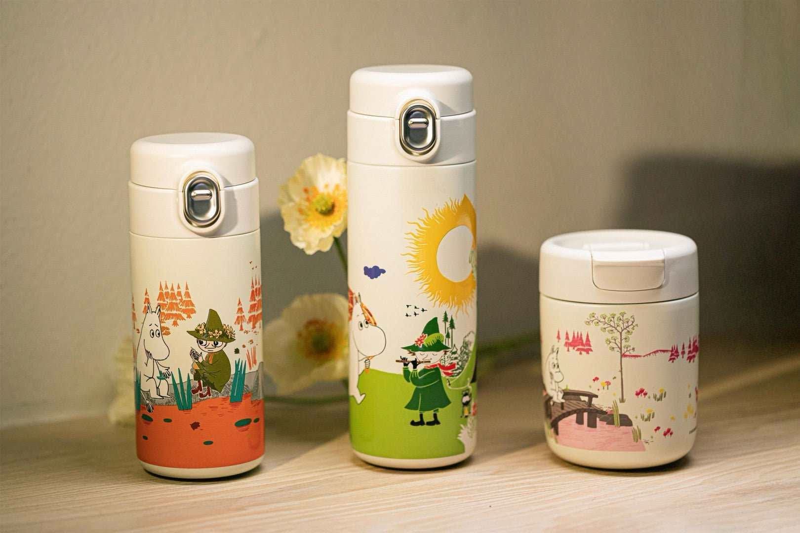 Moomin thermoflaske grøn 420 ml.
