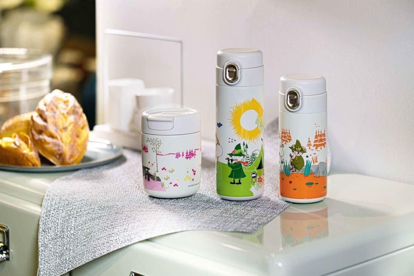 Moomin thermoflaske grøn 420 ml.