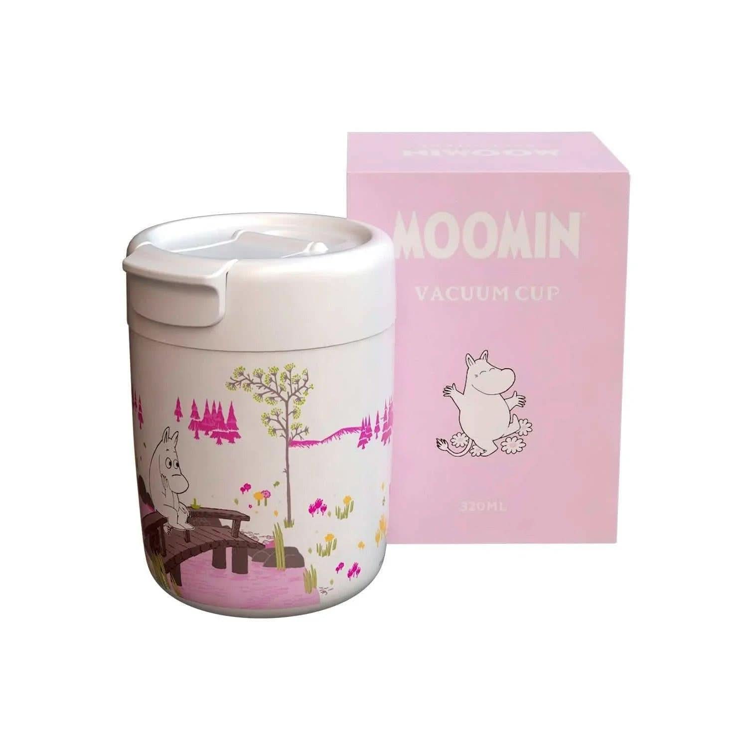 Moomin thermoflaske lyserød 320 ml.