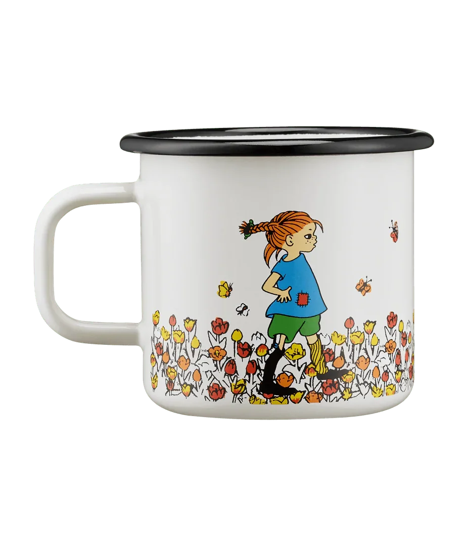 Pippi Langstrømpe emaljekrus BE MORE PIPPI 3,7dl - Dsignhouse