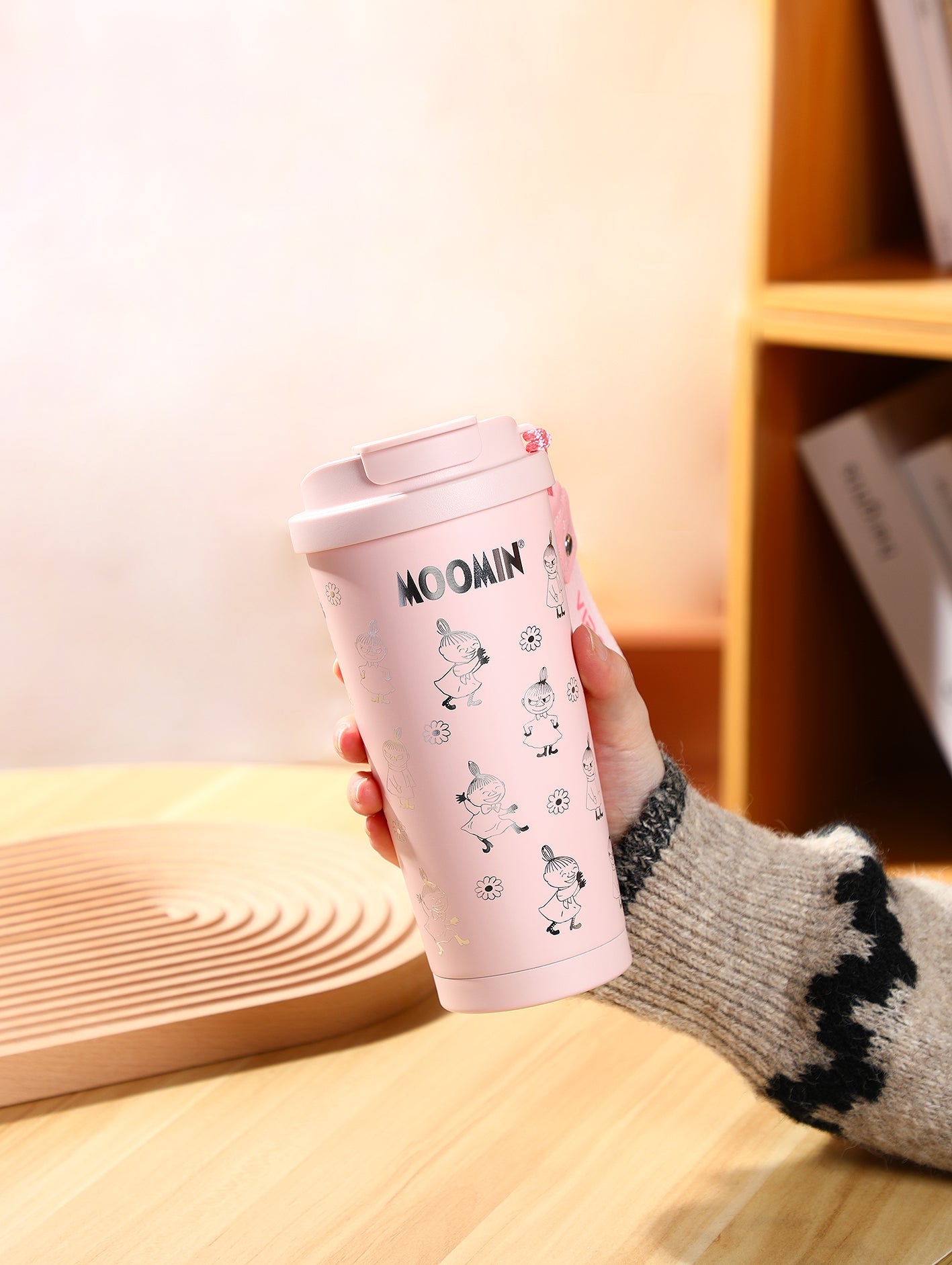 Moomin 2GO termokande – Lille My, rosa 580 ml - Dsignhouse MM37464