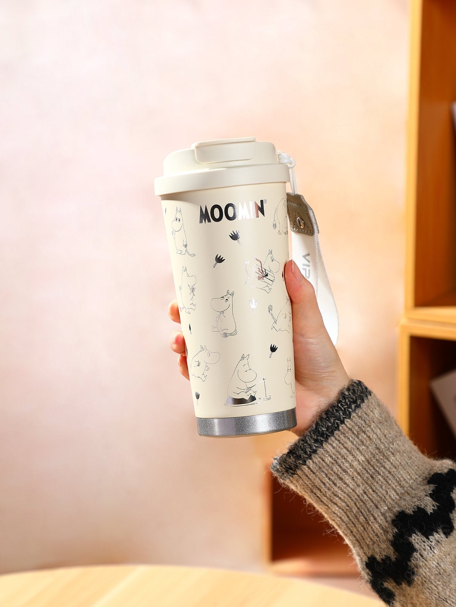 Moomin 2GO termokop – Mumitrolden, hvid 580 ml - Dsignhouse MM37463