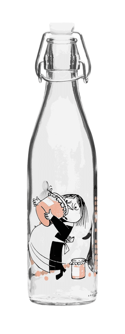 Moomin glasflaske 0,5L Marmelade - Dsignhouse 774-050-01