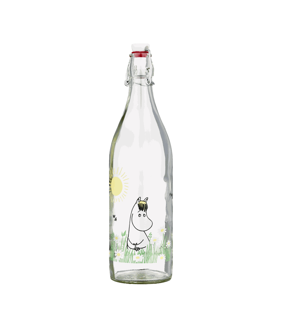 Moomin glasflaske Engen 1L - Dsignhouse 774-100-09