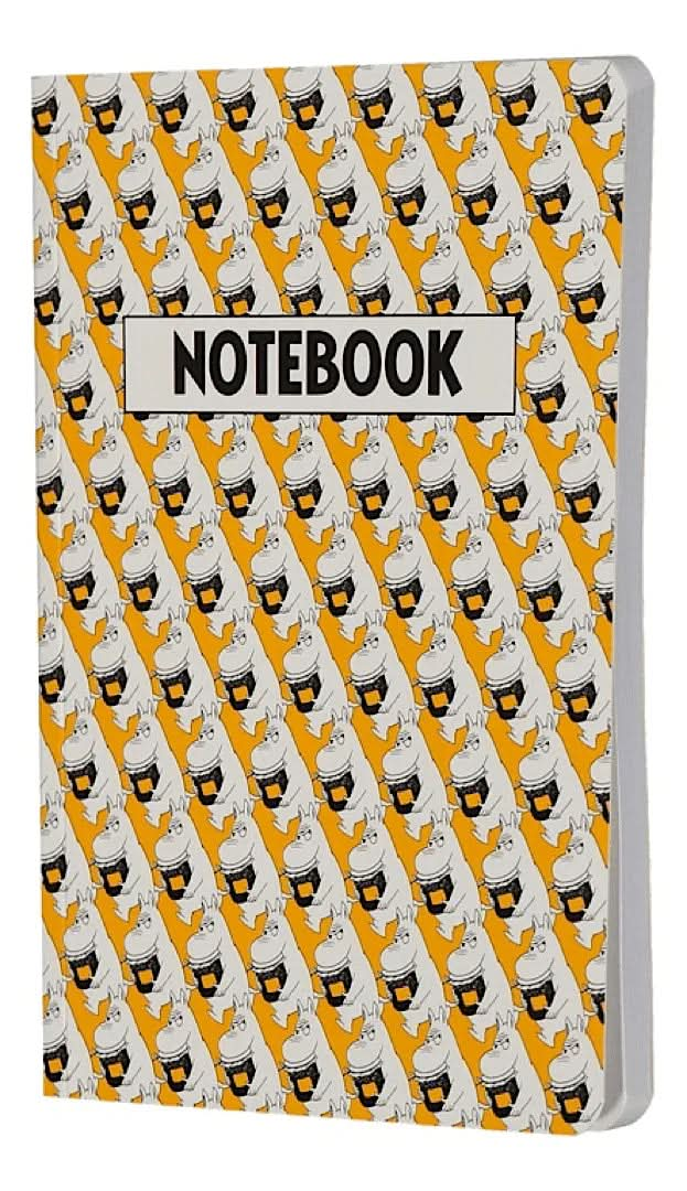 Moomin Pop Art notesbog A5 gul - Dsignhouse 42981