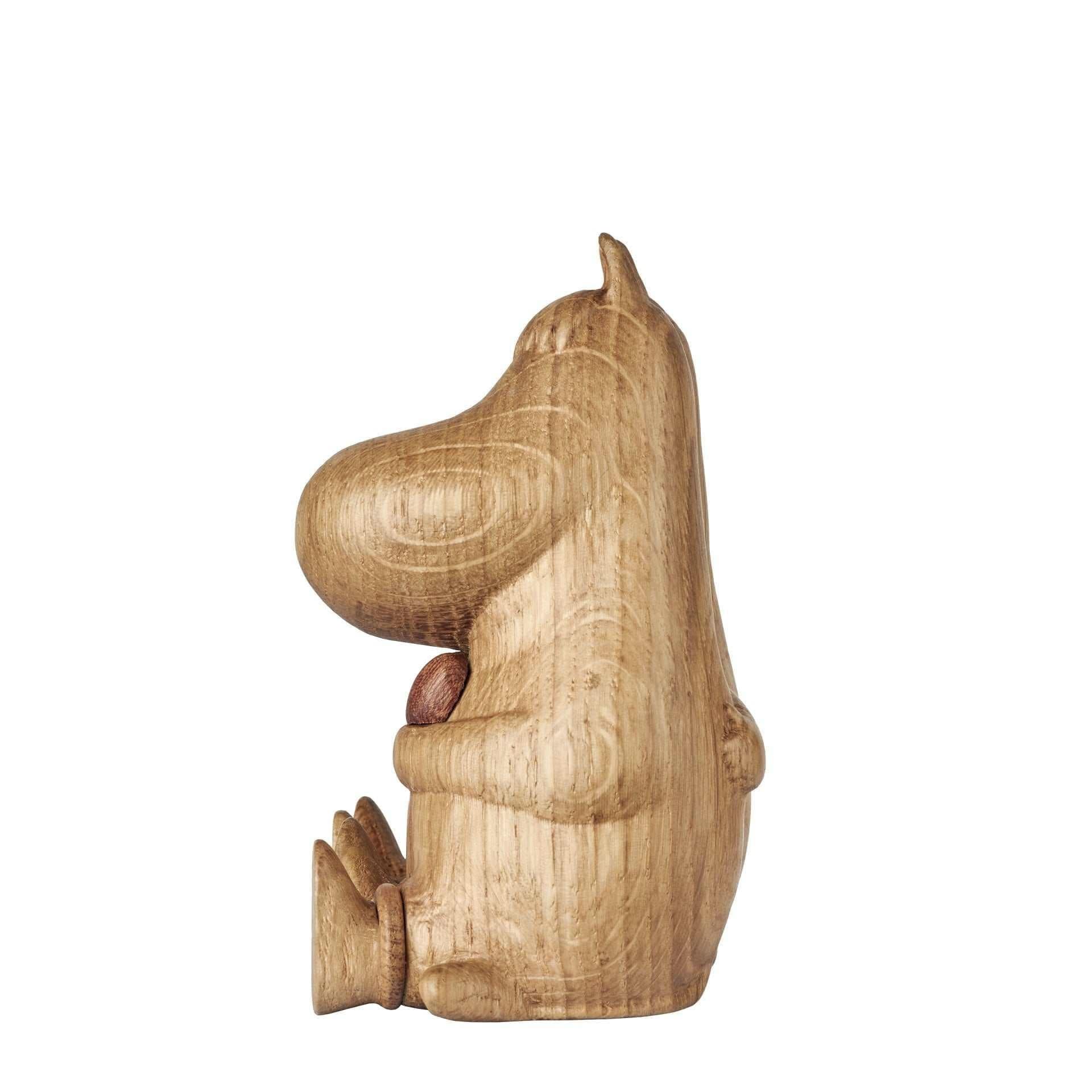 Moomin Kram træfigur i egetræ 10 cm jubilæumsudgave