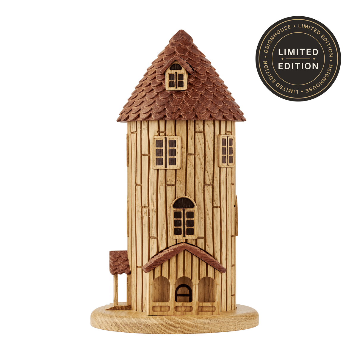 Mumitroldenes hus, FSC egetræ/sapele 20cm, Limited Edition - Dsignhouse