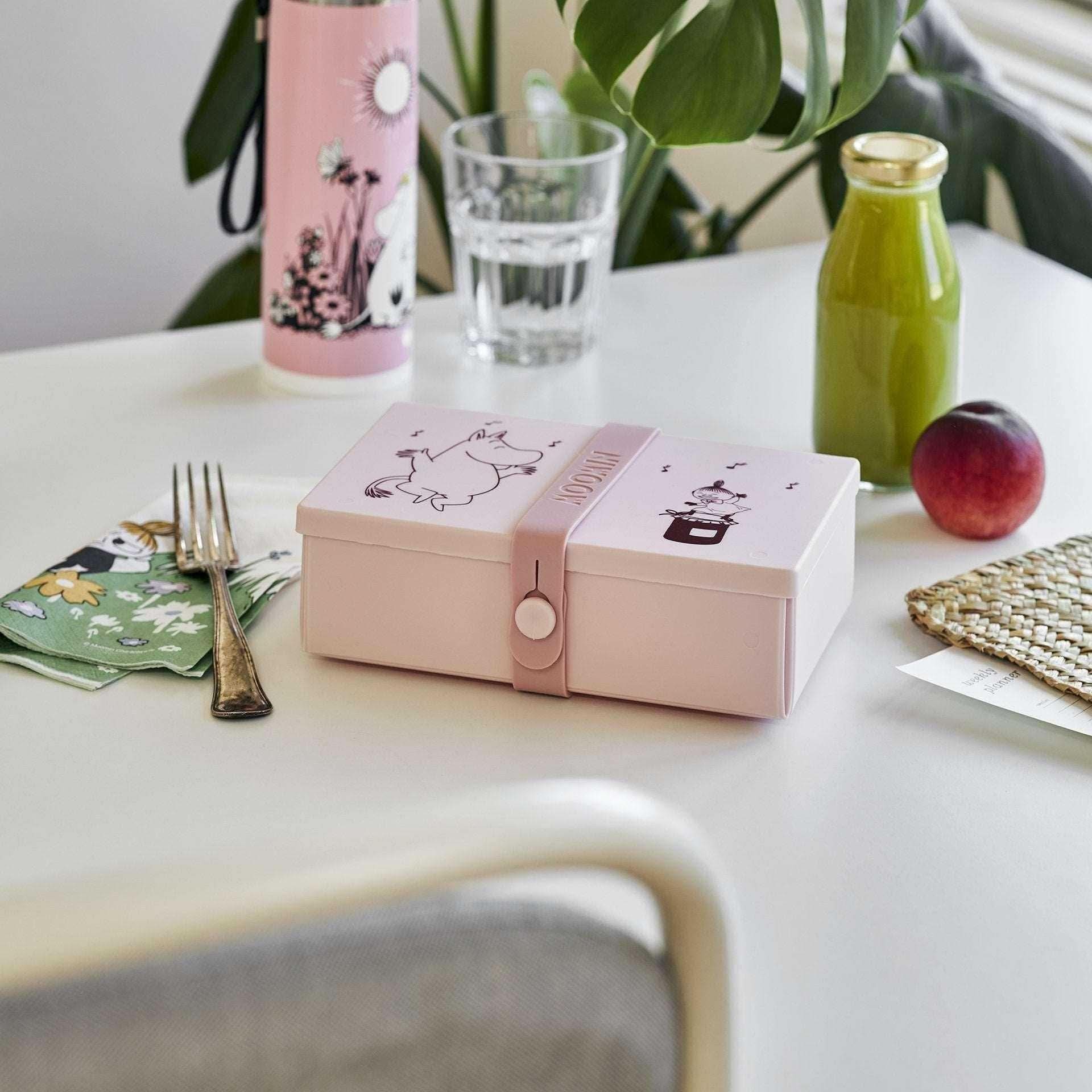 Moomin Lunch Box 01, Delicat Pink.