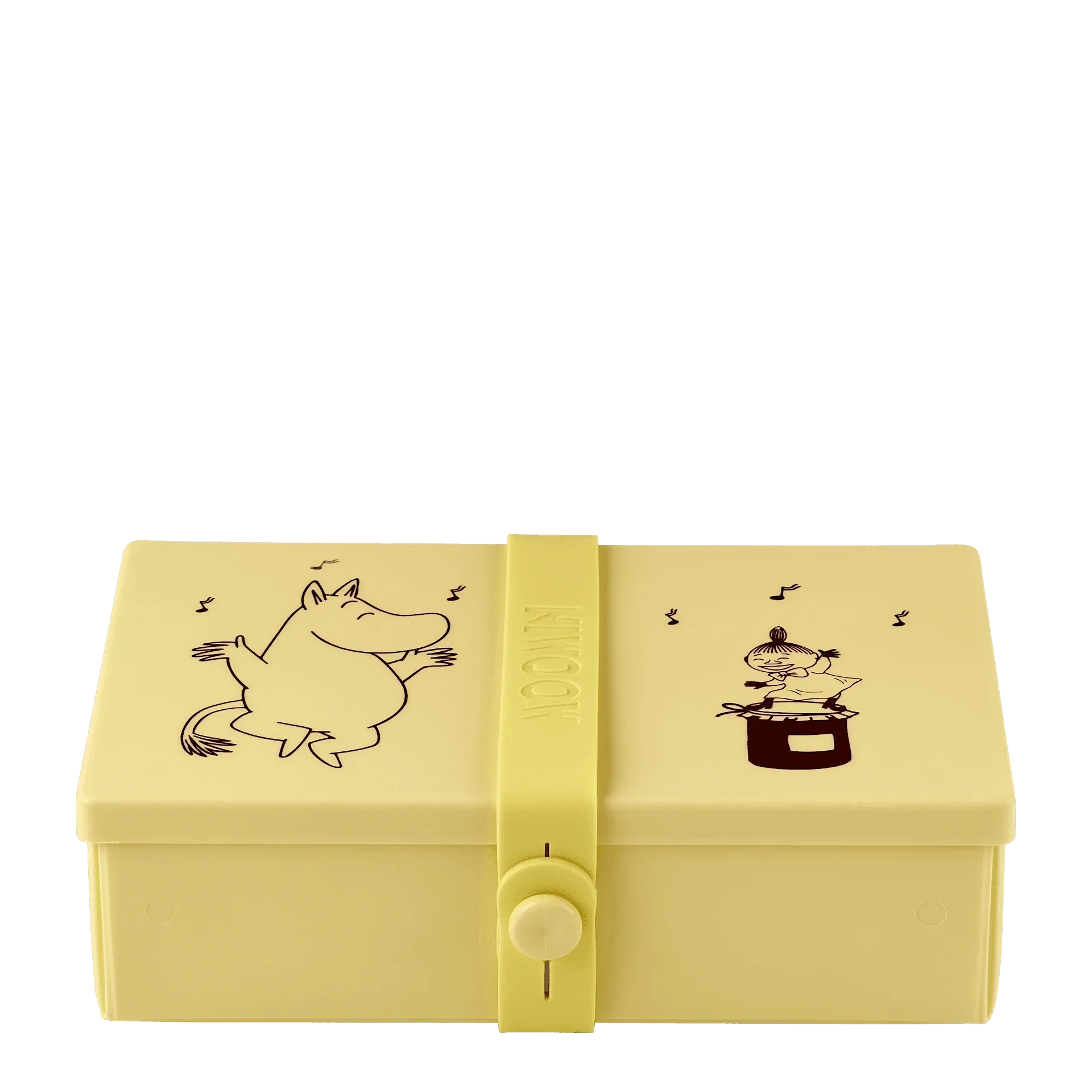Moomin Lunch Box 01, Rektangulær, citrus.
