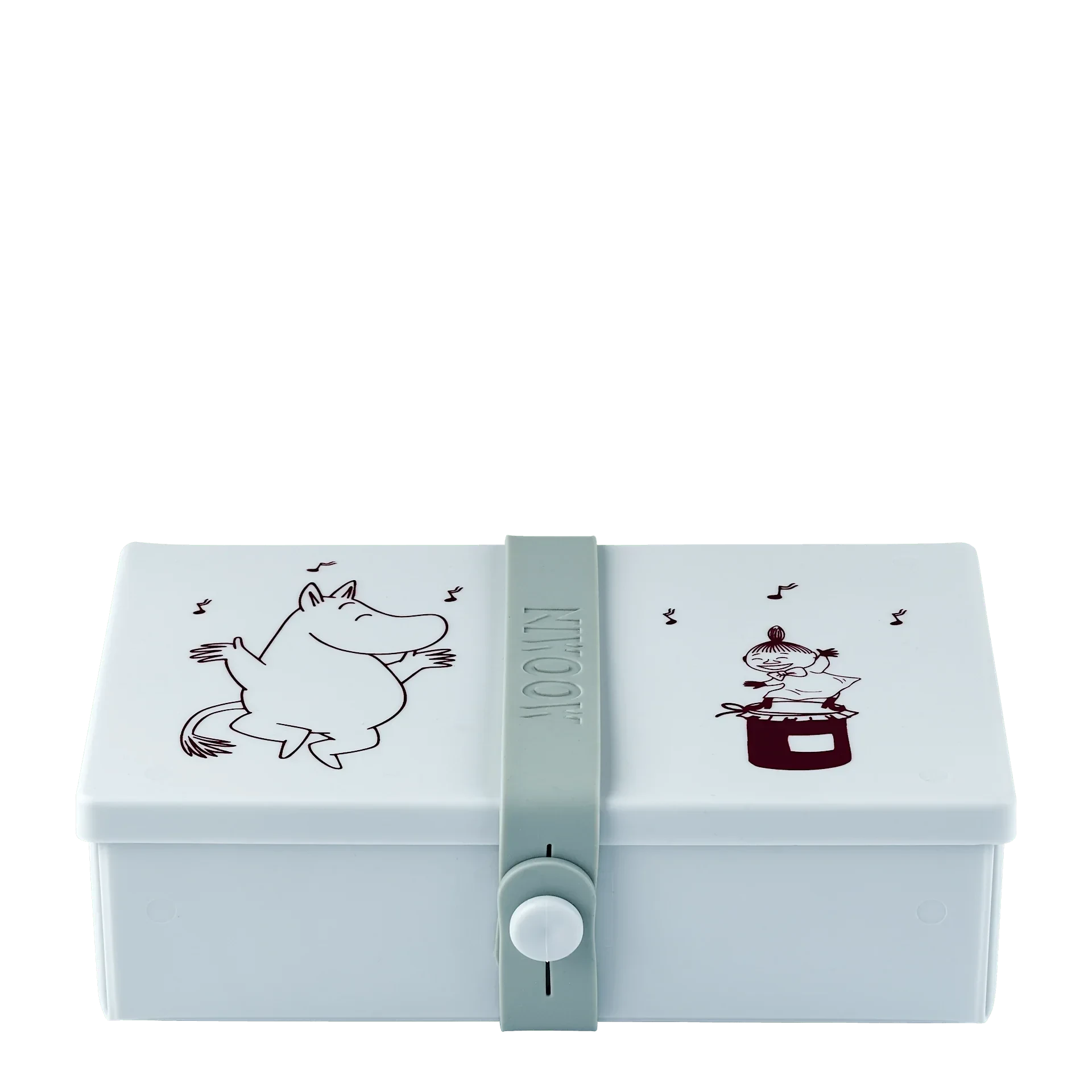 Moomin Lunch Box 01, Rektangulær, morning mist.