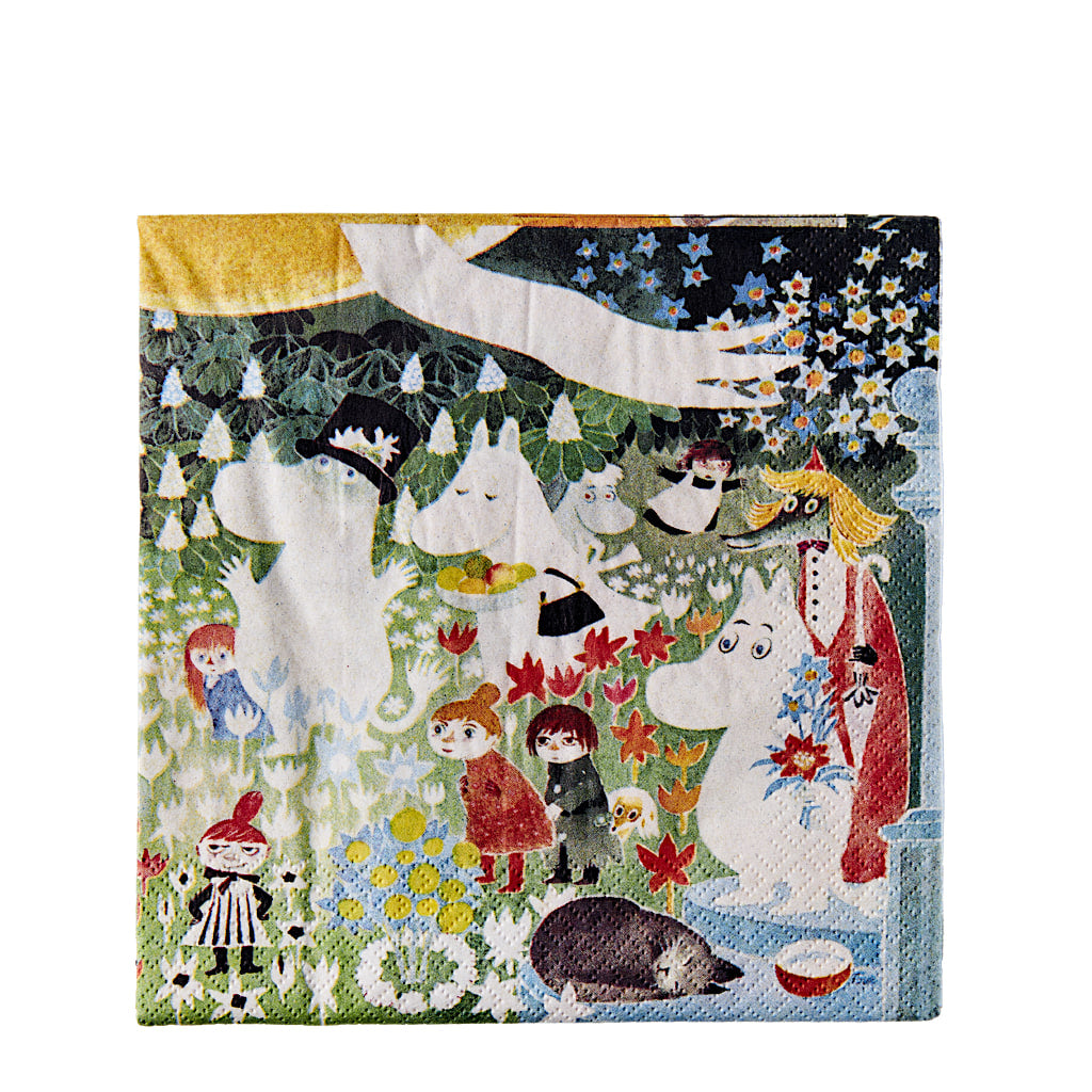 The Moomins Napkins, In the Meadow, 20 pcs. 33 cm