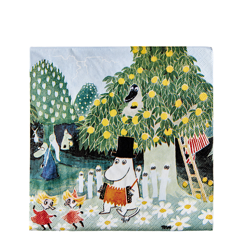 The Moomins Napkins, Magic Meadow, 20 pcs. 33 cm