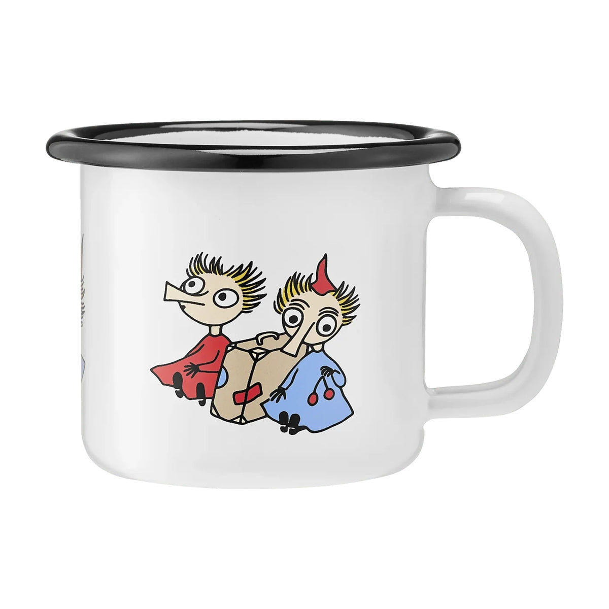 Moomin emaljekrus 1,5 dl - Thingumy & Bob.