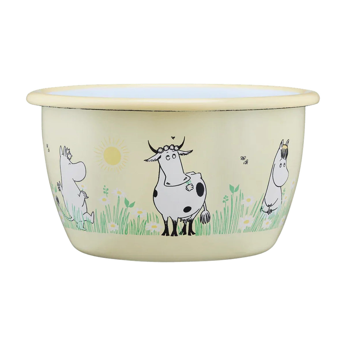 Moomin emaljeskål Engen 3dl.