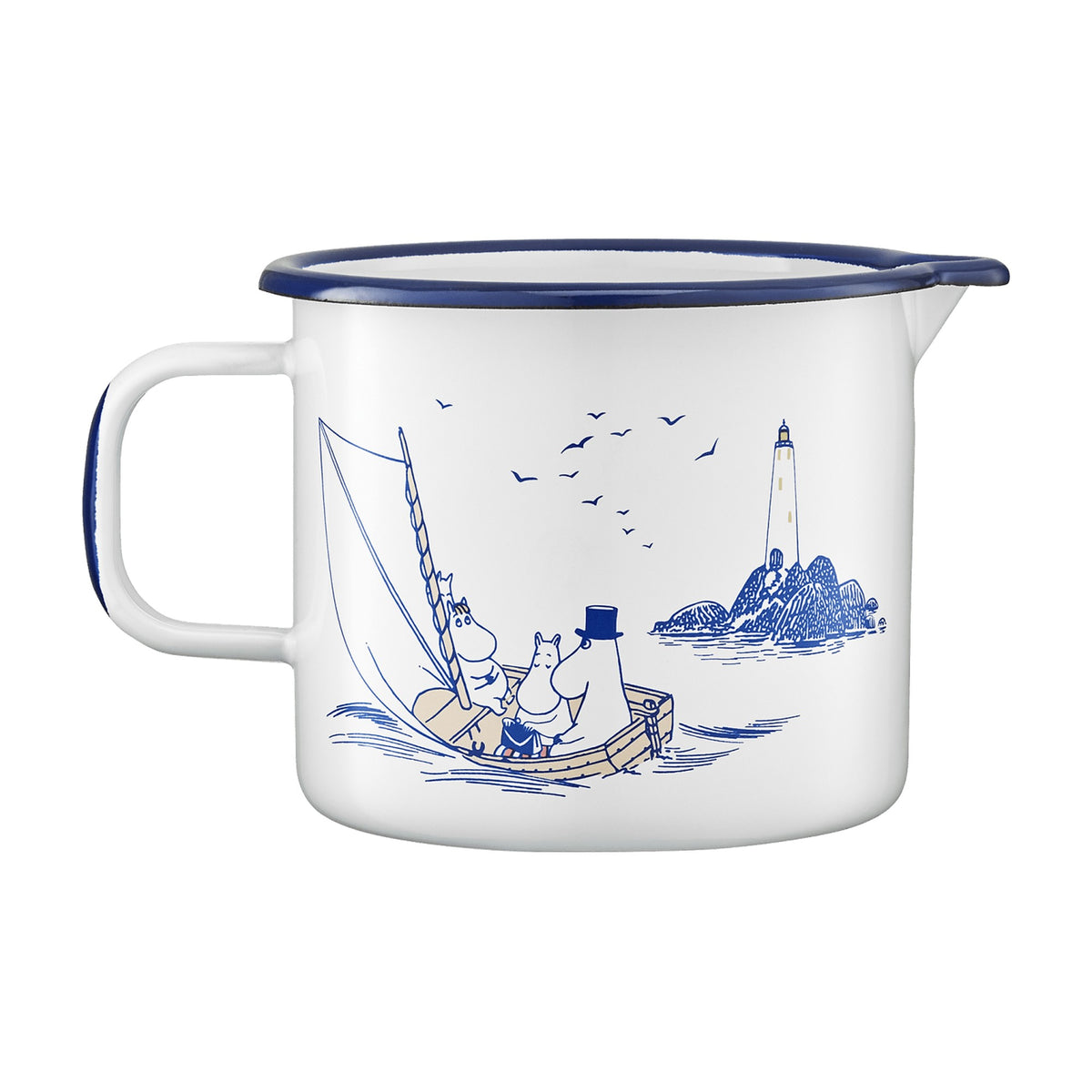 Moomin emaljekande 1,3 l - Sailors.