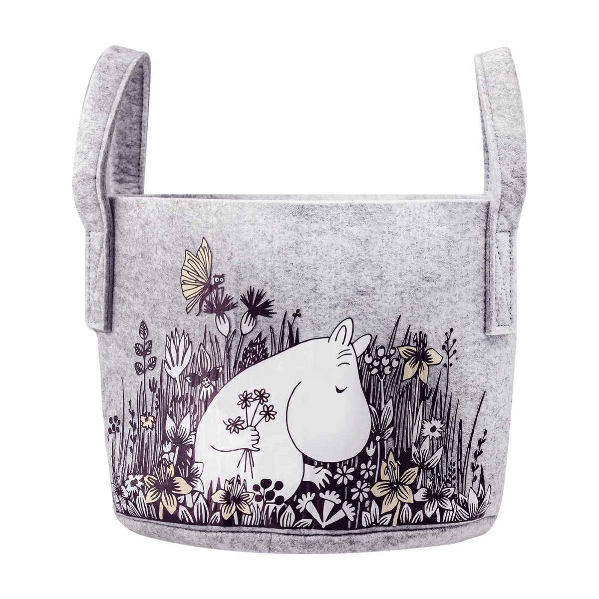 Moomin opbevaringskurv - 17L Flower Field.