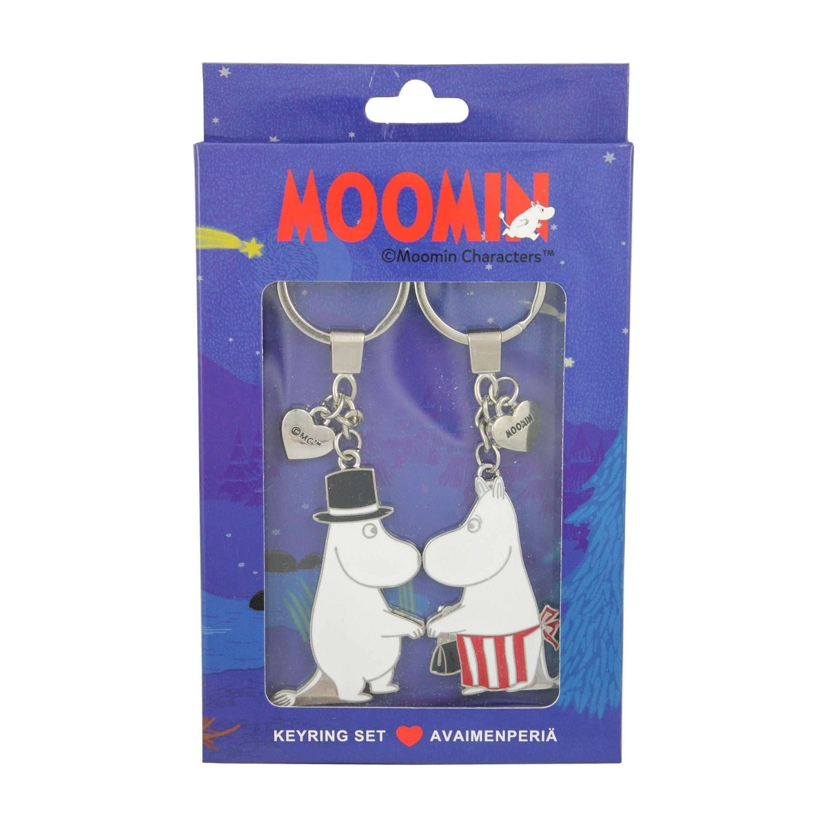 Moomin nøgleringsæt Mumifar & Mumimor - Dsignhouse
