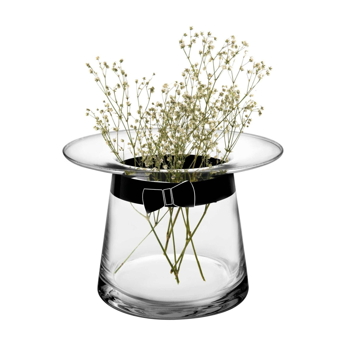 Mumitroldene Moominpappa's hat vase, klar - Dsignhouse