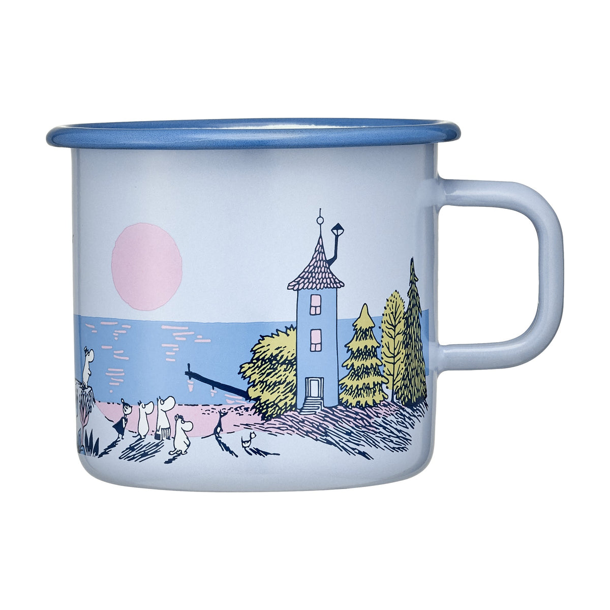 Moomin emaljekrus Sunset 5,5 dl - Dsignhouse