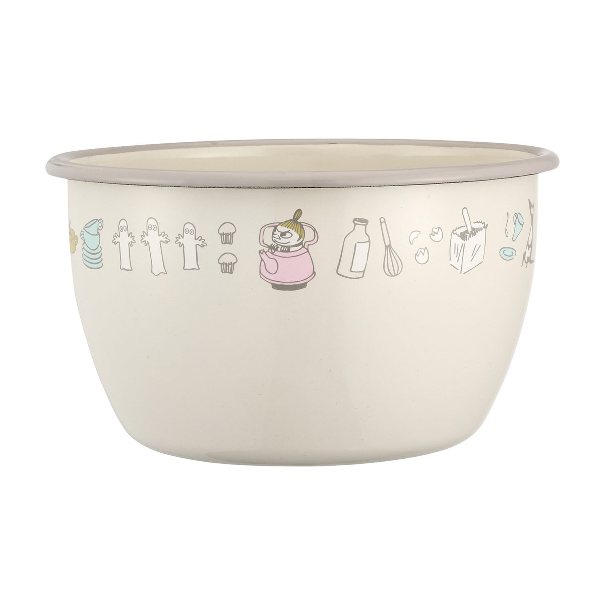 Moomin emaljeskål Bon Appétit 2 l - Dsignhouse