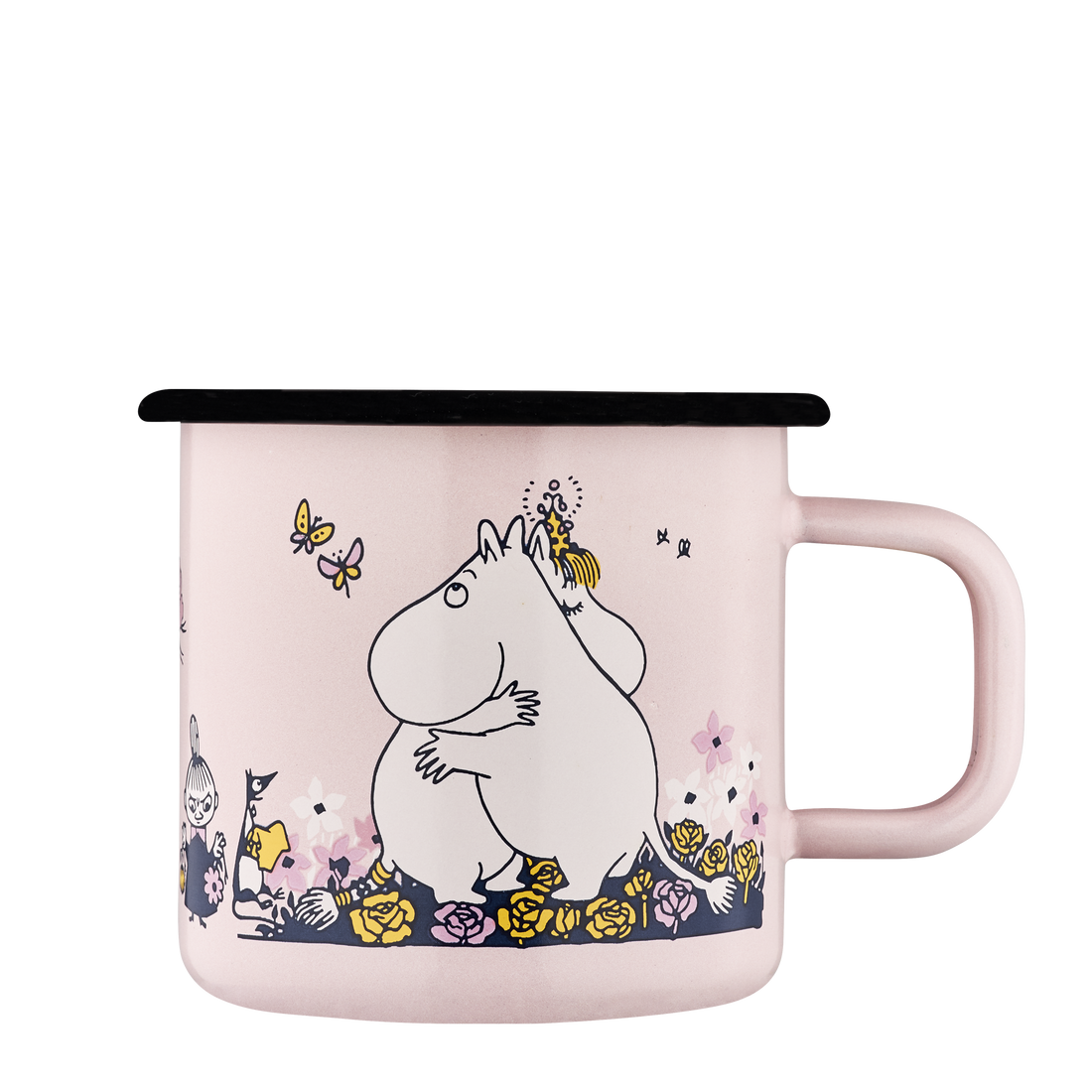 Mumitroldene emaljekrus 3,7 dl - Hug, pink