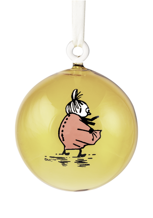 Moomin glass decorative ball - gift set of 4 pieces