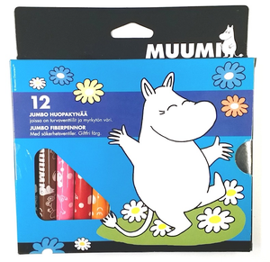 Mumitroldene Moomin jumbo felt tip pens 12 pcs