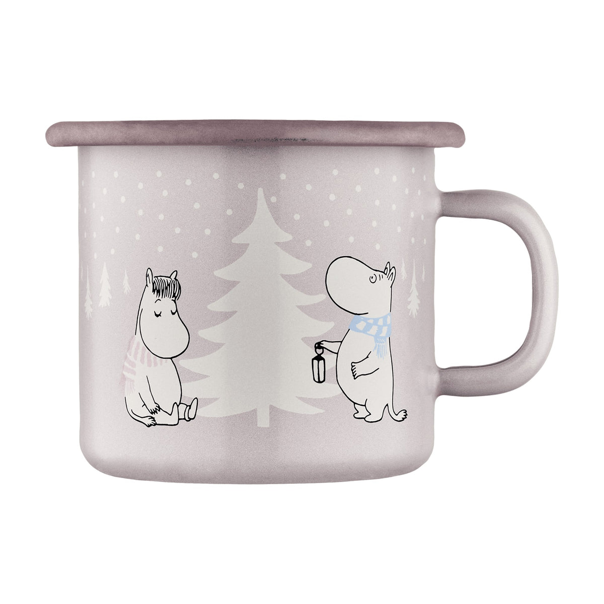 Moomin emaljekrus Snefald 2,5dl - Dsignhouse