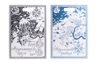 Moomin cutting &amp; serving board 30 x 43 cm - The card